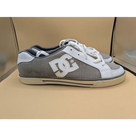 DC Other - DC Men's Trase TX Sneaker, Size 12 M, Skate Shoes White, Gray ,B Grade